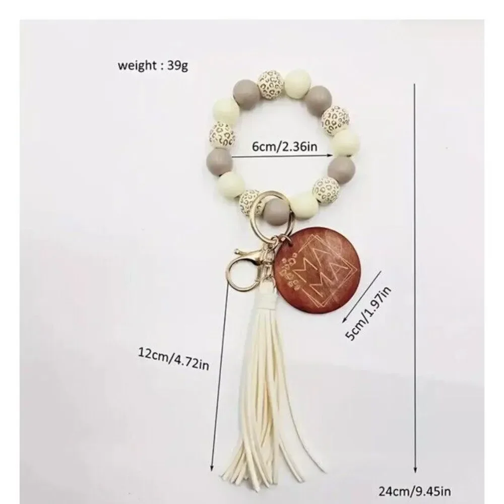 Mama Keychain Bracelet ~ Wrist Key Holder ~ Nice Gift~‎ New
